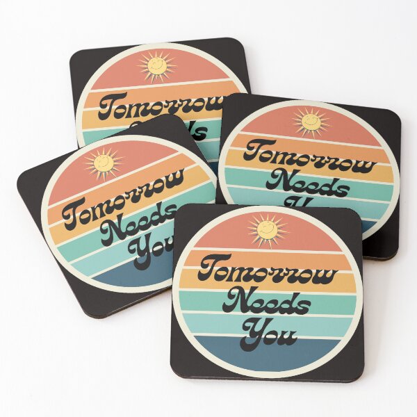 Item preview, Tomorrow Needs You Uplifting Retro Motivation Posivitive designed and sold by MagicSD Designs.