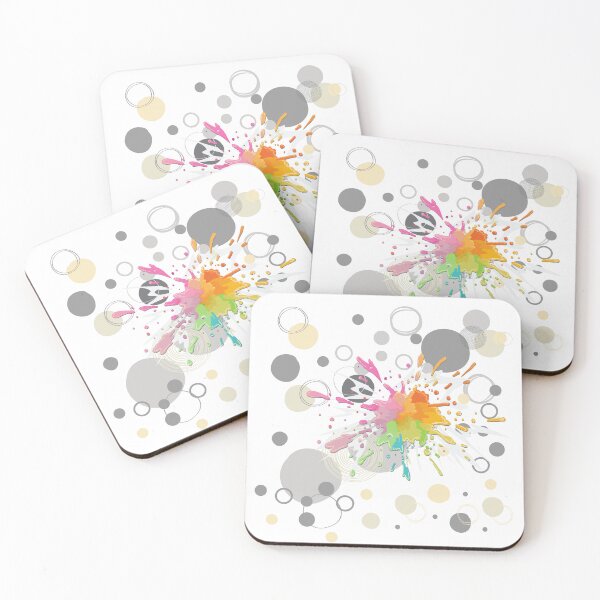 Item preview, Color explotion in Abstract pastel colored circles designed and sold by studio468.