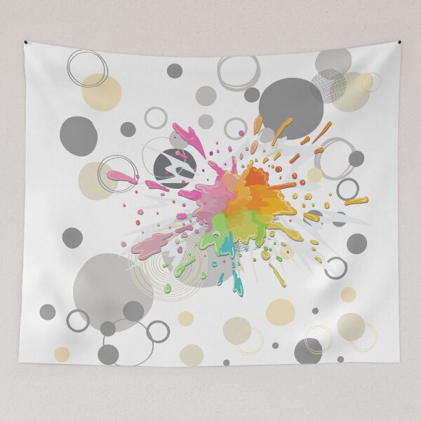 Item preview, Color explotion in Abstract pastel colored circles designed and sold by studio468.