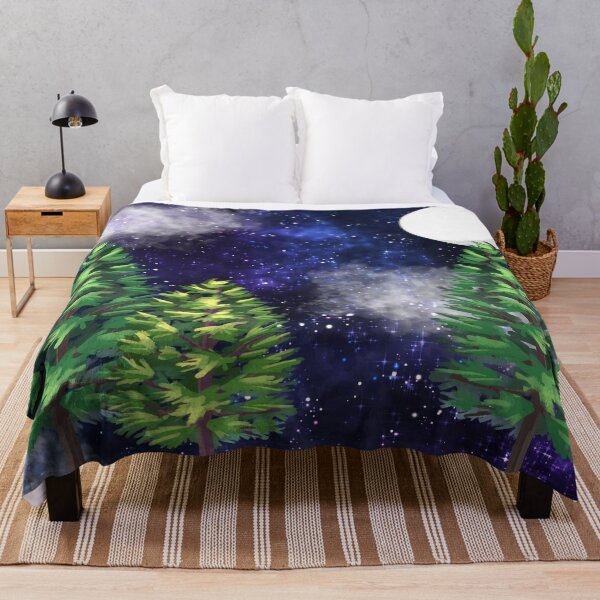 Item preview, Nighttime Woodlands designed and sold by Noobles-Sh0p.