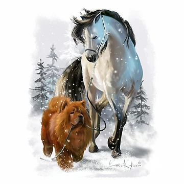 Artwork thumbnail, Cheval by Collection de trésors