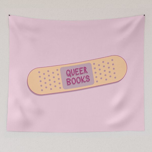 Item preview, Queer Books Bandage Sticker designed and sold by baranskini.