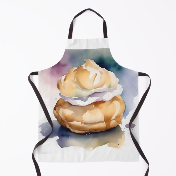 Item preview, National Cream Puff Day A - January 2 - Watercolor & Pen designed and sold by Oldetimemercan.