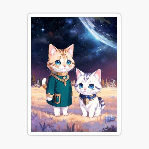 Space Cats Sticker