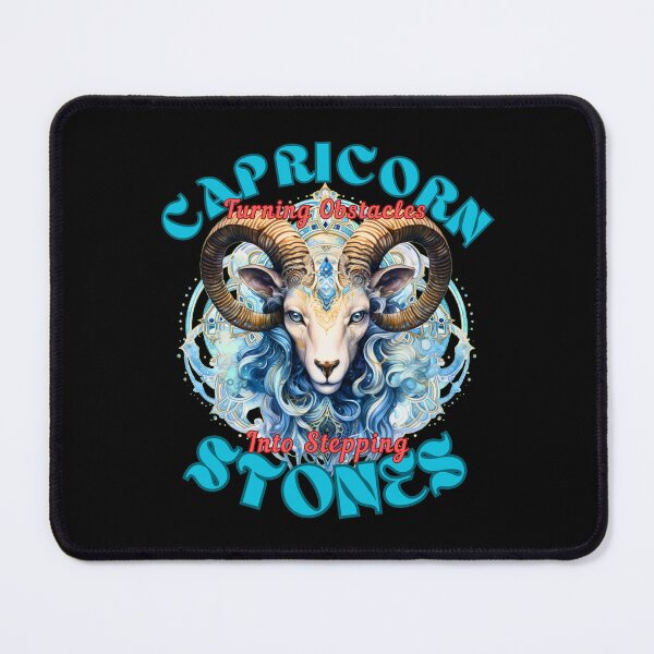 Item preview, Capricorn: Turning Obstacles Into Stepping Stones. capricorn birthday designed and sold by ZodiacWonders.