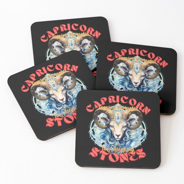 Item preview, Capricorn: Turning Obstacles Into Stepping Stones. capricorn astrology designed and sold by ZodiacWonders.