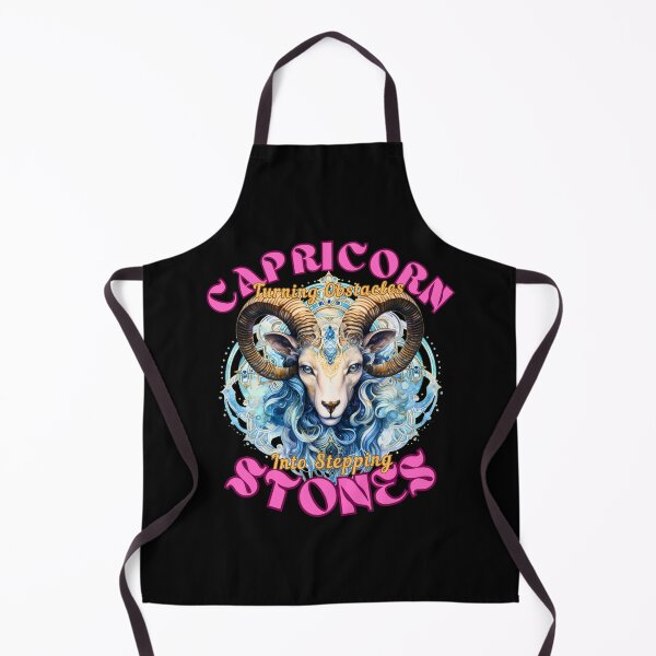 Item preview, Capricorn: Turning Obstacles Into Stepping Stones. capricorn constellation designed and sold by ZodiacWonders.