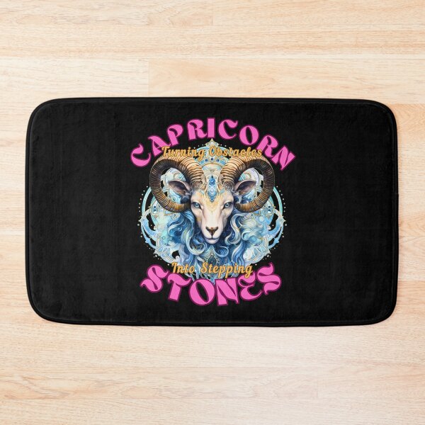Item preview, Capricorn: Turning Obstacles Into Stepping Stones. capricorn constellation designed and sold by ZodiacWonders.