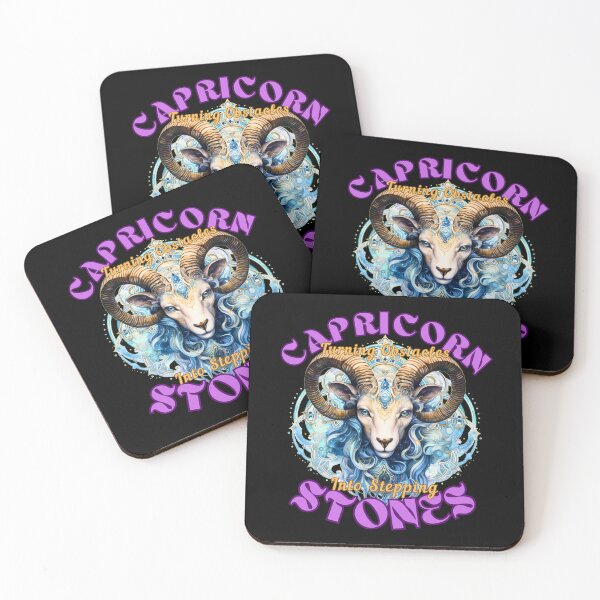 Item preview, Capricorn: Turning Obstacles Into Stepping Stones. capricorn girl designed and sold by ZodiacWonders.