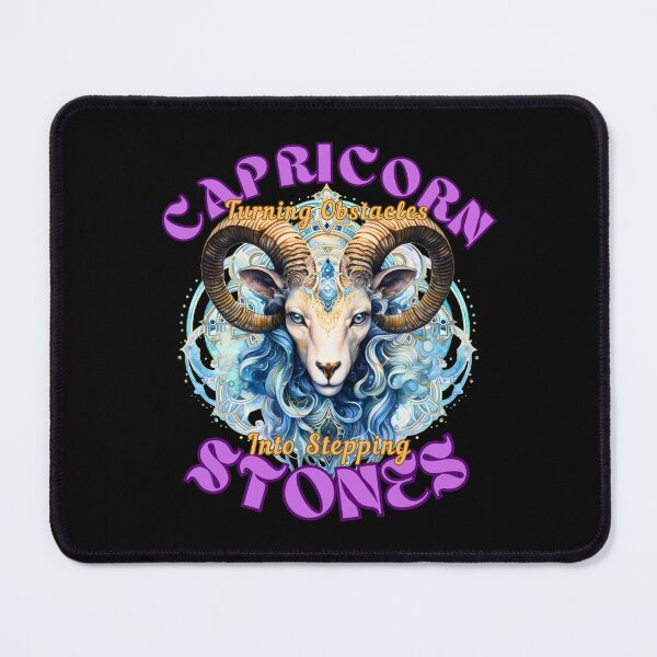 Item preview, Capricorn: Turning Obstacles Into Stepping Stones. capricorn girl designed and sold by ZodiacWonders.