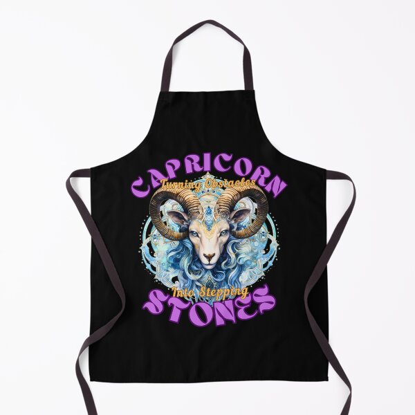Item preview, Capricorn: Turning Obstacles Into Stepping Stones. capricorn girl designed and sold by ZodiacWonders.