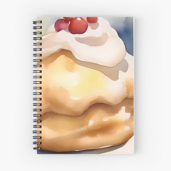 Item preview, National Cream Puff Day C - January 2 - Watercolor & Pen designed and sold by Oldetimemercan.
