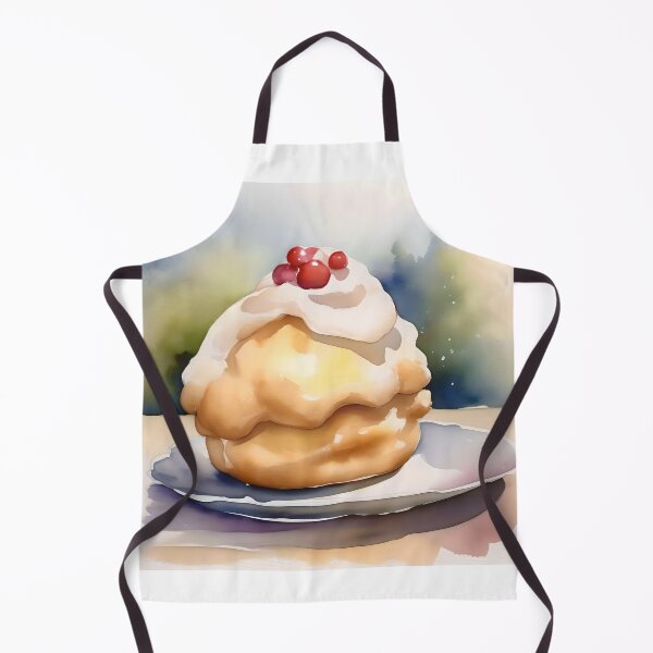 Item preview, National Cream Puff Day C - January 2 - Watercolor & Pen designed and sold by Oldetimemercan.
