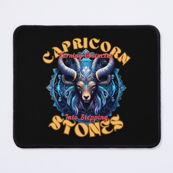 Item preview, Capricorn: Turning Obstacles Into Stepping Stones. capricorn star sign designed and sold by ZodiacWonders.