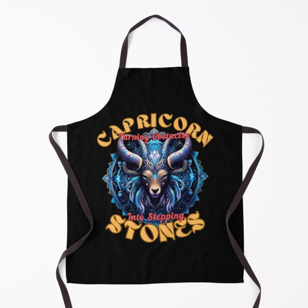 Item preview, Capricorn: Turning Obstacles Into Stepping Stones. capricorn star sign designed and sold by ZodiacWonders.