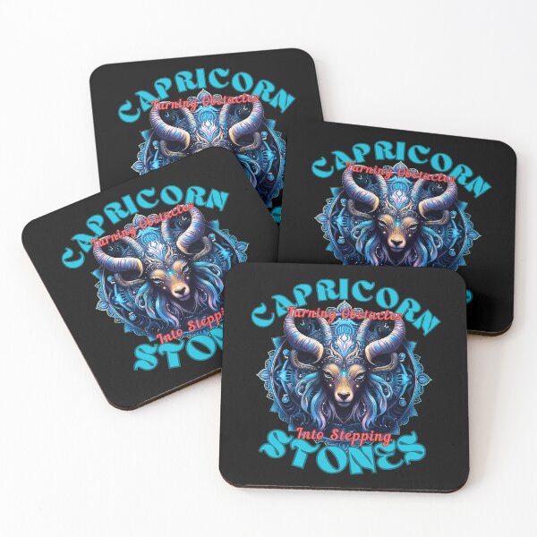 Item preview, Capricorn: Turning Obstacles Into Stepping Stones. capricorn lover designed and sold by ZodiacWonders.
