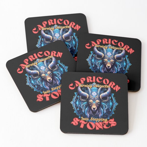 Item preview, Capricorn: Turning Obstacles Into Stepping Stones. capricorn quotes designed and sold by ZodiacWonders.