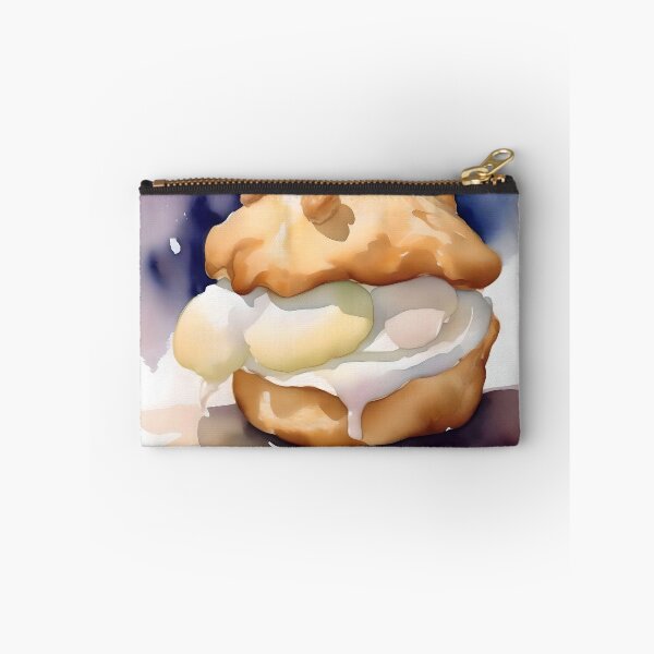 Item preview, National Cream Puff Day D - January 2 - Watercolor & Pen designed and sold by Oldetimemercan.