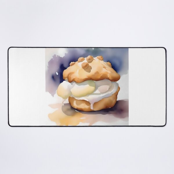 Item preview, National Cream Puff Day D - January 2 - Watercolor & Pen designed and sold by Oldetimemercan.