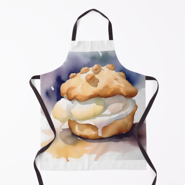 Item preview, National Cream Puff Day D - January 2 - Watercolor & Pen designed and sold by Oldetimemercan.
