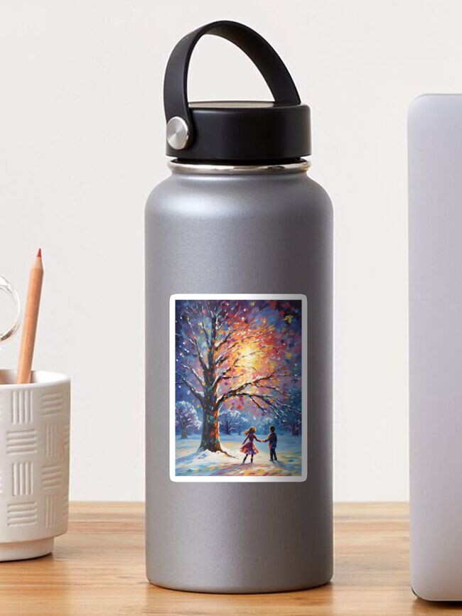Thumbnail 1 of 3, Sticker, Dancing Under The Moonlight designed and sold by TorpStore.
