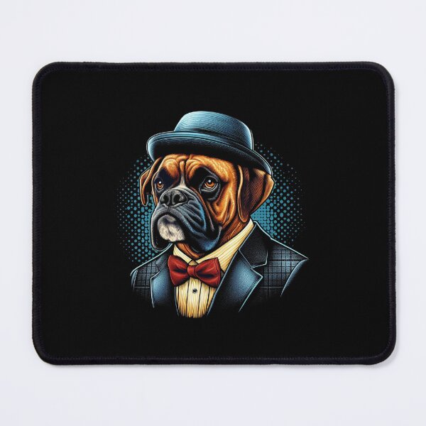 Item preview, Dapper Boxer Dog T-Shirt - Canine Elegance in Style designed and sold by American Artist Designs.
