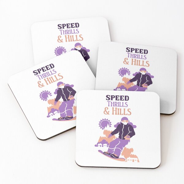 Item preview, Alpine Skiing Speed Thrills & Hills Snowboarding designed and sold by BartusaDesigns.