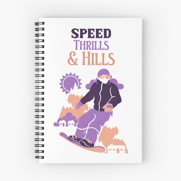Item preview, Alpine Skiing Speed Thrills & Hills Snowboarding designed and sold by BartusaDesigns.