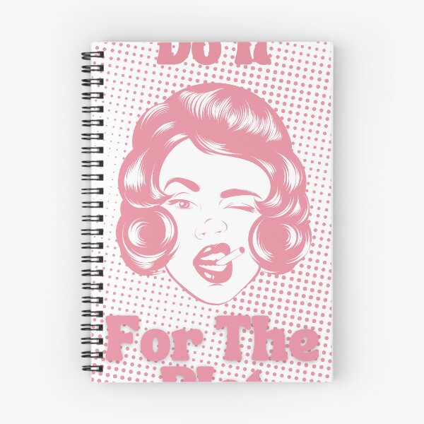 Item preview, Pink Do It For The Plot Retro Tough Girl designed and sold by clmstudio.