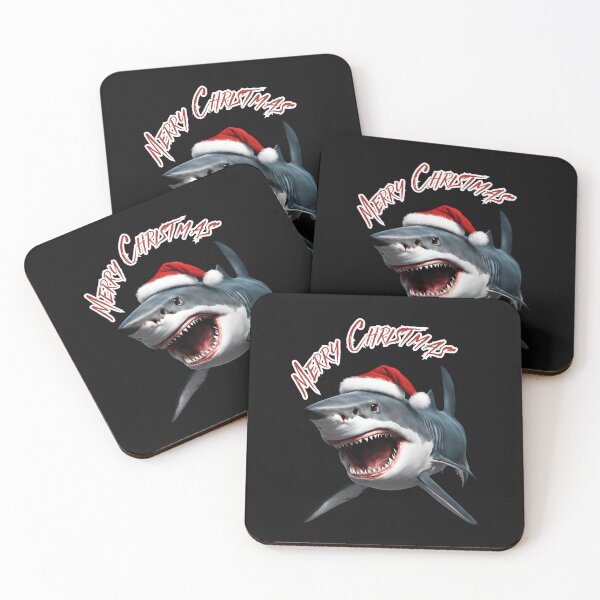 Item preview, Merry Christmas Scary Santa Shark- SaltLife designed and sold by DarlingsTees.