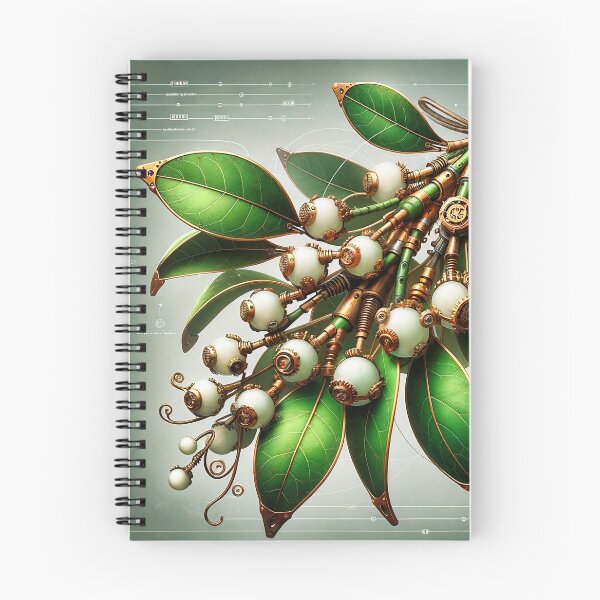 Item preview, Steampunk Mistletoe Leaves and Berries designed and sold by NovosArt.