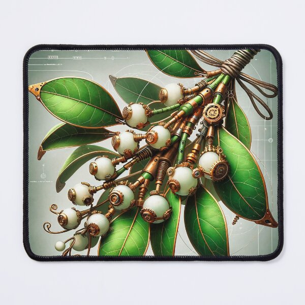 Item preview, Steampunk Mistletoe Leaves and Berries designed and sold by NovosArt.