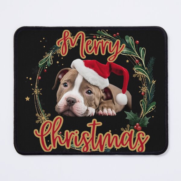 Item preview, Festive Cute Pit Bull Christmas Pup designed and sold by DarlingsTees.