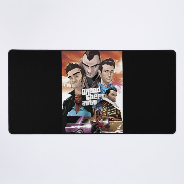 Grand Theft Auto GTA XXL Tappetino Mouse Large Mouse Pad Gamer Kawaii Mouse  Mat Gaming Accessories XL Mousepad Alfombrilla Raton