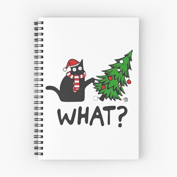 Item preview, Árbol De Navidad Del Gato Negro Qué designed and sold by Afrtra.
