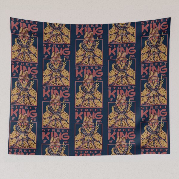 Item preview, Lion King King Of The Street Lion Man Street Wear  designed and sold by Locklyncham.