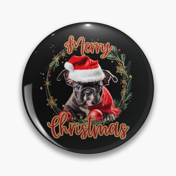 Item preview, Merry Christmas French Bull Dog Puppy - Dog Lovers designed and sold by DarlingsTees.