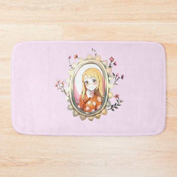 Item preview, Beautiful Girl in a Floral Frame designed and sold by noora-artsy.