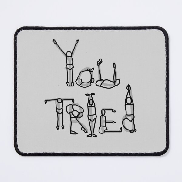 Item preview, 'You Tried' Stick Figure Alphabet designed and sold by roselikething.