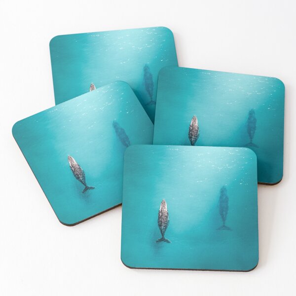 Item preview, family of whales designed and sold by RustyTinGallery.