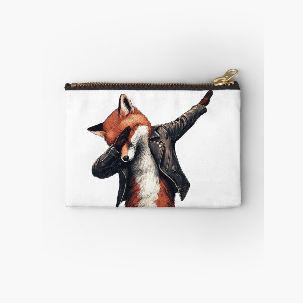 Item preview, Cool Fox Dabbing in Leather Jacket designed and sold by erkabees.
