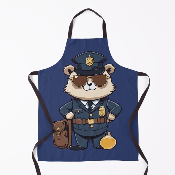 Item preview, Bear cop in uniform wearing shades designed and sold by Dalevalart.
