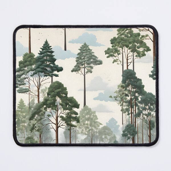 Item preview, Serene Forest Scene with Tall Trees and a Clear Sky: A Tranquil Escape designed and sold by Best-Art-32.