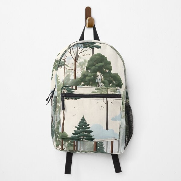 Item preview, Serene Forest Scene with Tall Trees and a Clear Sky: A Tranquil Escape designed and sold by Best-Art-32.