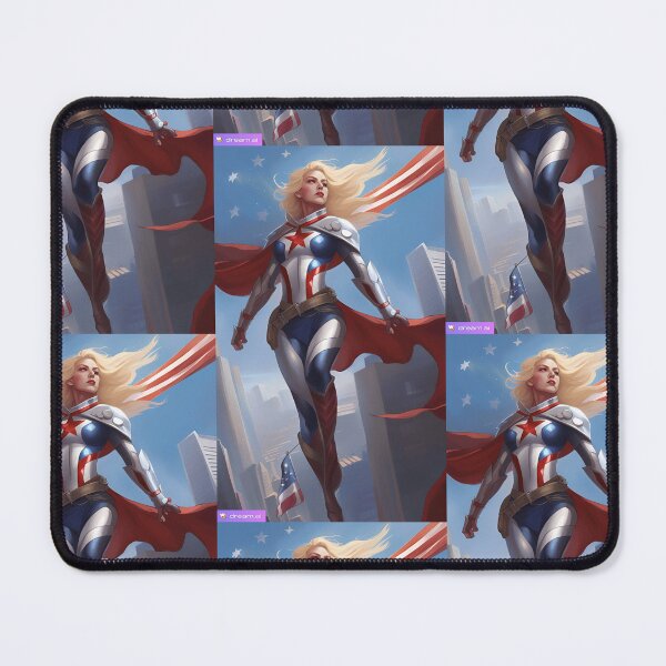 Item preview, ACT1V3R53, LADY-FLAGSTAR THE HYPER HEROACTIVE ABILITOR-PROGRAM-RESULTEE OF THE U.S. GOVERNMENT AND DEFENSIVE PROTECTOR OF THE MAJOR AND MINOR CITIES OF THE UNITED STATES. designed and sold by DocInfinitude.