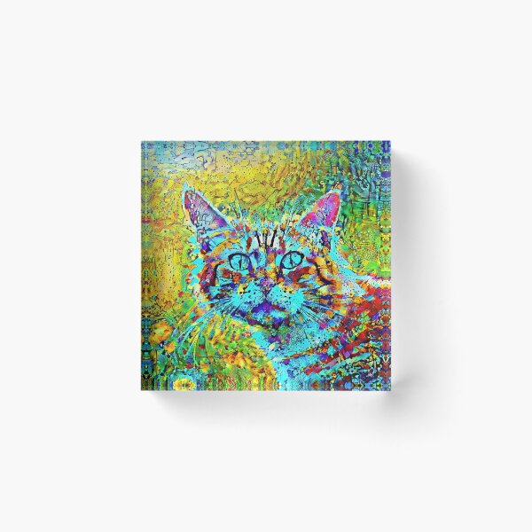 Item preview, Abstractions of abstract abstraction of cat. DeepDream #8837036933164 designed and sold by blackhalt.