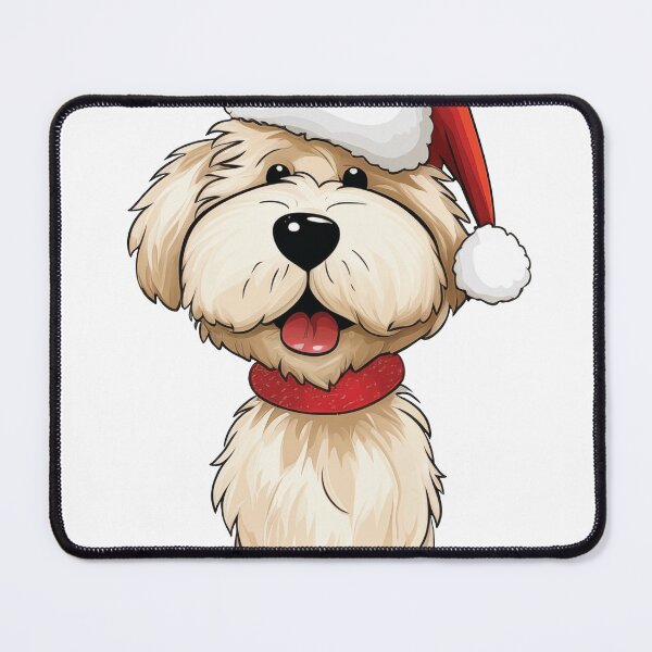 Item preview, Cute Festive Funny Christmas Dog - 'Yappy Holidays' designed and sold by wotsthis.