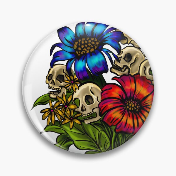 Item preview, Skulls And Flowers designed and sold by Sirenia Designs.