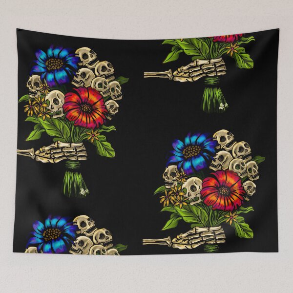 Item preview, Skulls And Flowers designed and sold by Sirenia Designs.
