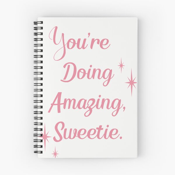 Item preview, Preppy Pink You Are Doing Amazing Sweetie designed and sold by clmstudio.